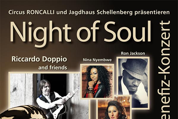 Kartenvorverkauf für „Night of Soul“