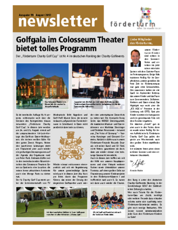 Foerderturm Newsletter Nr. 19 2012
